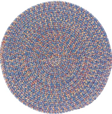 Colonial Mills, Inc. Colonial Mills, Inc. Adams 8 X 8 Round Federal Blue Mix Area Rugs
