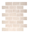Ilva Ilva Crema Marfil Brick Mosaic Offset Brick Polished Tile  &  Stone