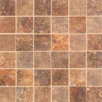 Ascot Ascot Nature Mosaic Nut / red / brown Mix - Dark Tile  &  Stone