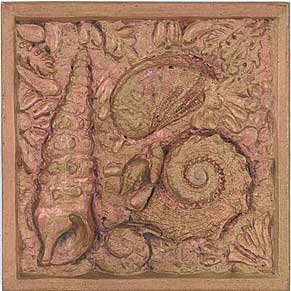 Tesoro Tesoro Marina Tozetto Copper Gold 4 X 4 Tile  &  Stone