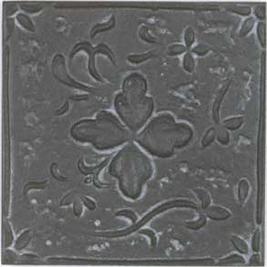 Tesoro Tesoro Quadrifoglio Tozzetto Light Iron 4 X 4 Tile  &  Stone