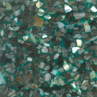 Fritztile Fritztile Vibrant Pearl Vp5500 3 / 16 Thick Regal Green Tile  &  Stone