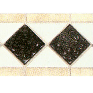 Daltile Daltile Tumbled Stone Combination Listello Arctic White / abyss / trav Glass 4x11 Tile  &  Stone