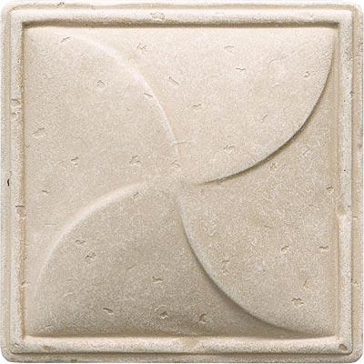 Questech Questech Dorset Classics - Travertine Pinwheel Deco Tile  &  Stone