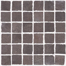 Armstrong Armstrong Artifact Room Mosaic Primitive Charcoal Tile  &  Stone