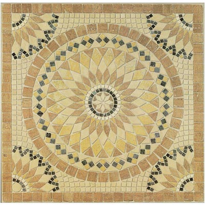 Gres Italia Gres Italia Senese Decorative Inlay Multicolor Inlay Tile  &  Stone