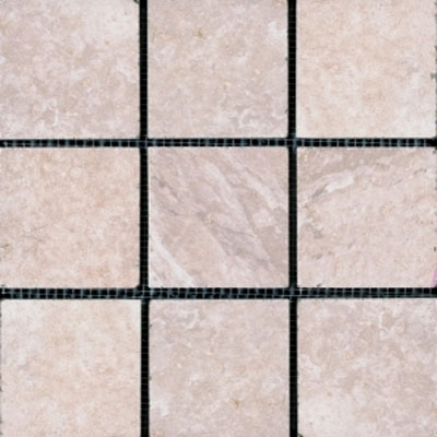 Azuvi Azuvi Austin Mosaic 4 X 4 Crema Tile  &  Stone