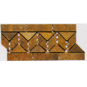 Alfagres Alfagres Tumbled Marble Borders Nt955 Tile  &  Stone