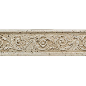 Mohawk Mohawk Artistic Collection - Accent Statements - Travertine Resin Tuscania Resin Accent Strip Tile  &  Stone