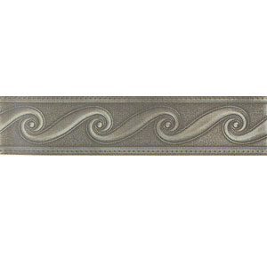 Mohawk Mohawk Artistic Collection - Accent Statements - Metals Vintage Pewter Scrollwork Border Tile  &  Stone
