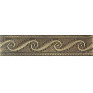 Mohawk Mohawk Artistic Collection - Accent Statements - Metals Vintage Bronze Scrollwork Border Tile  &  Stone