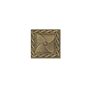 Mohawk Mohawk Artistic Collection - Accent Statements - Metals Vintage Bronze Scrollwork Insert Tile  &  Stone