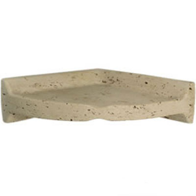 Mohawk Mohawk Bath Accessories Travertine Corner Shelf Tile  &  Stone