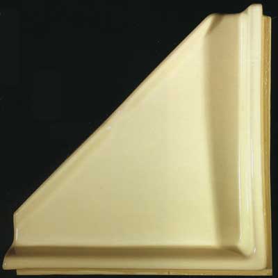 Tilecrest Tilecrest Bath Accessories Shampoo Shelf Almond Tile  &  Stone