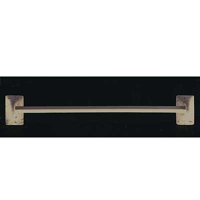 Tilecrest Tilecrest Fauxstone Resin Bath Accessories Towel Bar Walnut - End Pieces Tile  &  Stone