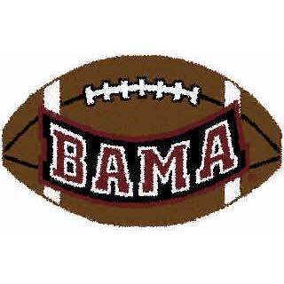 Logo Rugs Logo Rugs Alabama University Alabama Football 15 inch  X 24 inch  Area Rugs