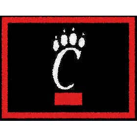 Logo Rugs Logo Rugs Cincinnati University Cincinnatti Entry Mat 2 X 2 Area Rugs