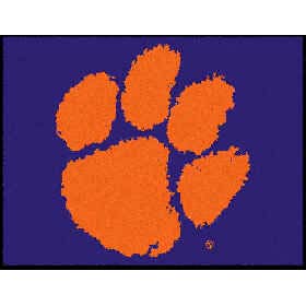 Logo Rugs Logo Rugs Clemson University Clemson Entry Mat 2 X 2 Area Rugs