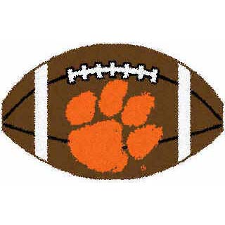 Logo Rugs Logo Rugs Clemson University Clemson Football 3 X 6 Area Rugs