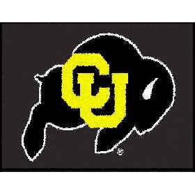 Logo Rugs Logo Rugs Colorado University Colorado Entry Mat 18 inch  X 24 inch  Area Rugs