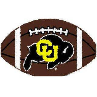 Logo Rugs Logo Rugs Colorado University Colorado Football 3 X 6 Area Rugs
