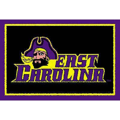 Logo Rugs Logo Rugs East Carolina University East Carolina Area Rug 3 X 5 Area Rugs