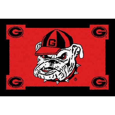 Logo Rugs Logo Rugs Georgia University Georgia Area Rug 3 X 5 Area Rugs