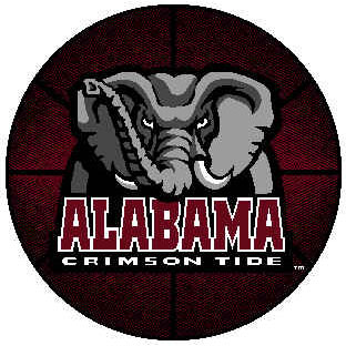 Strike Off Company, Inc Strike Off Company, Inc Alabama University Alabama Basketball 24 inch  Area Rugs