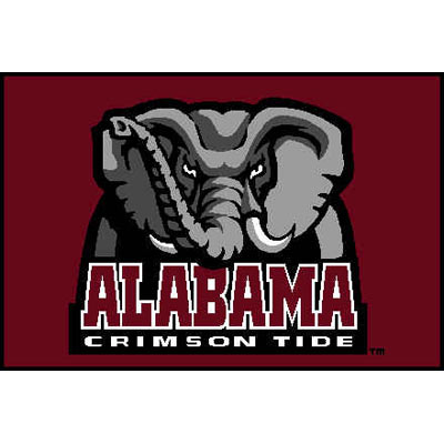 Logo Rugs Logo Rugs Alabama University Alabama Entry Mat 1 X 2 Area Rugs