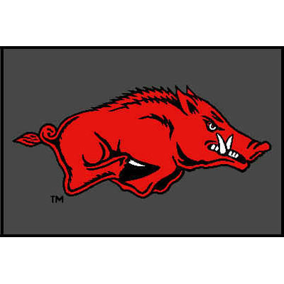 Logo Rugs Logo Rugs Arkansas University Arkansas Entry Mat 2 X 2 Area Rugs