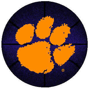 Strike Off Company, Inc Strike Off Company, Inc Clemson University Clemson Basketball 24 inch  Area Rugs