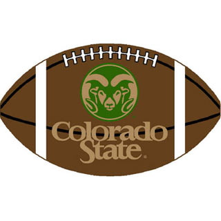 Logo Rugs Logo Rugs Colorado State University Colorado State Football 3 X 6 Area Rugs