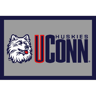 Strike Off Company, Inc Strike Off Company, Inc Connecticut University Connecticut Area Rug 3 X 5 Area Rugs