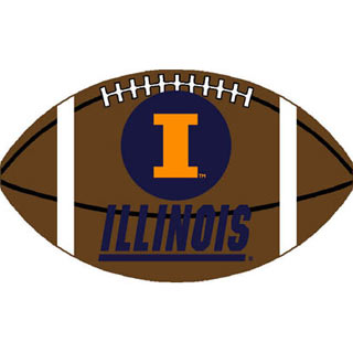 Logo Rugs Logo Rugs Illinois University Illinois Football 3 X 6 Area Rugs