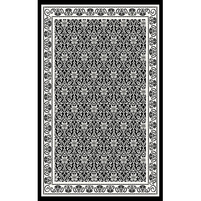 Kane Carpet Kane Carpet After Hours 2 X 3 Panel White On Black Area Rugs