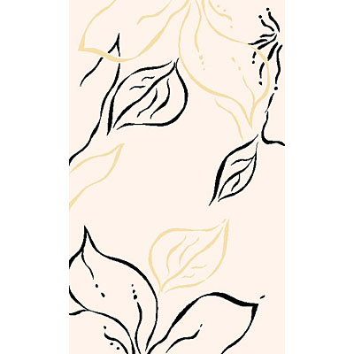 Kane Carpet Kane Carpet After Hours 2 X 8 Runner Leaf Black On White Area Rugs