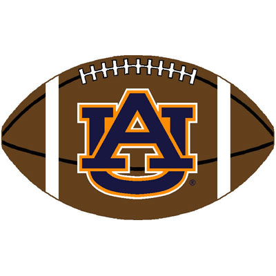 Logo Rugs Logo Rugs Auburn University Auburn Football 3 X 6 Area Rugs