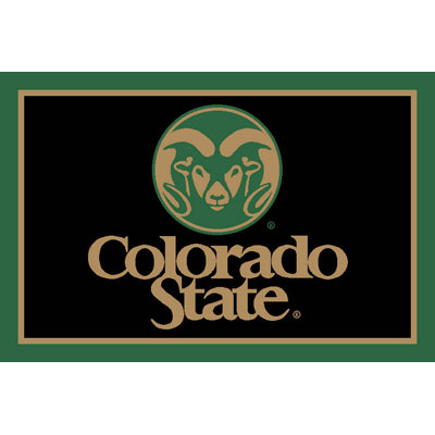 Logo Rugs Logo Rugs Colorado State University Colorado State Area Rug 4 X 6 Area Rugs