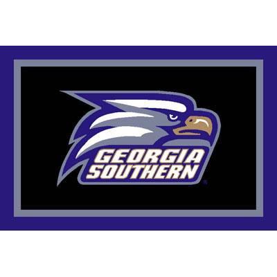 Logo Rugs Logo Rugs Georgia Southern University Georgia Southern Area Rug 4 X 6 Area Rugs