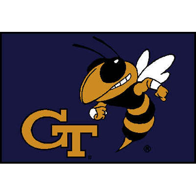 Logo Rugs Logo Rugs Georgia Tech University Georgia Tech Entry Mat 18 inch  X 24 inch  Area Rugs