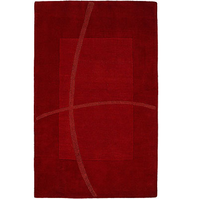 Harounian Rugs International Harounian Rugs International Abstract 5 X 8 Red Area Rugs