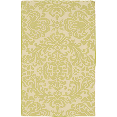 Harounian Rugs International Harounian Rugs International Damask 6 X 9 Lime Area Rugs