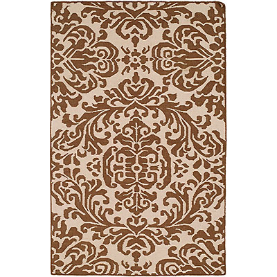 Harounian Rugs International Harounian Rugs International Damask 8 X 10 Ivory / brown Area Rugs