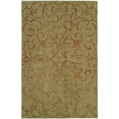 Harounian Rugs International Harounian Rugs International Eden Park 5 X 8 Green Area Rugs