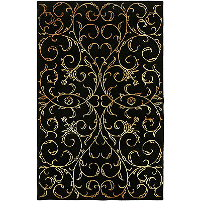 Harounian Rugs International Harounian Rugs International Eden Park 8 X 11 Black Area Rugs