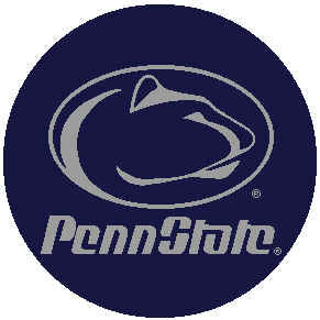 Strike Off Company, Inc Strike Off Company, Inc Penn State University Penn State Round Rug 24 inch  Area Rugs