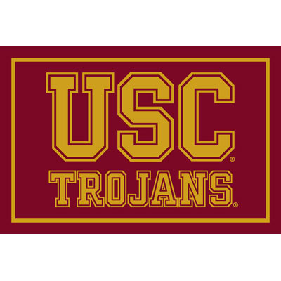 Logo Rugs Logo Rugs Usc University Usc Area Rug 4 X 6 Area Rugs