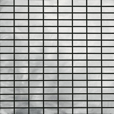 Metal Border Metal Border Pure Metal Brick Mosaic 1 X 2 Graffiato / brushed Tile  &  Stone