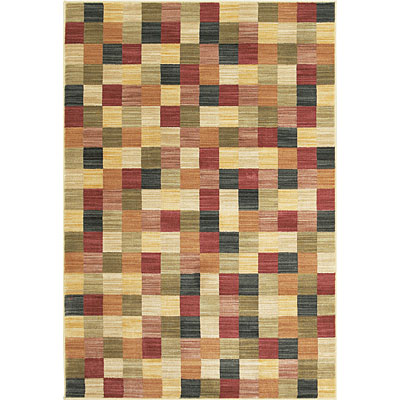 Central Oriental Central Oriental Blocks 7 X 10 Oval Blocks Multi Area Rugs