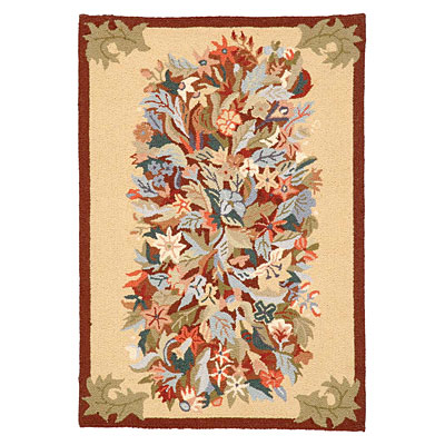 American Cottage Rugs American Cottage Rugs Bouquet 2 X 3 Bouquet Bisque Area Rugs